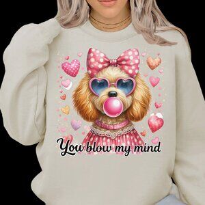 Goldendoodle Valentine Sweatshirt, Goldendoodle Shirt, Valentine Shirt